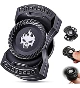 MIXTRYS Metal Fidget Toys Adults - 3-in-1 Fidget Slider Haptic Clicker Spinner Toy, Silent Stress...