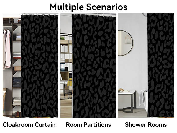 bathroom set with shower curtain