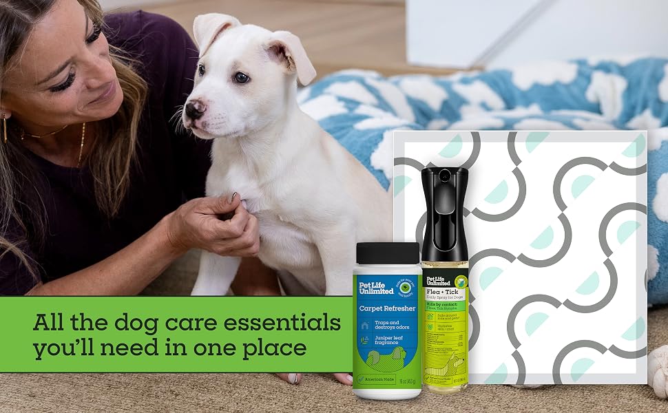 All the dog care essentials you need Pads, Flea and Tick and more