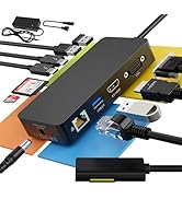 New Microsoft Surface Pro Docking Station Triple Display with 4K@60Hz HDMI+VGA, 11 in 1 Microsoft...