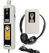 ALLOSUN Ultrasonic Leak Detector 40KHz±2KHz, Leak Tester Transmitter with Headphone (EM282)