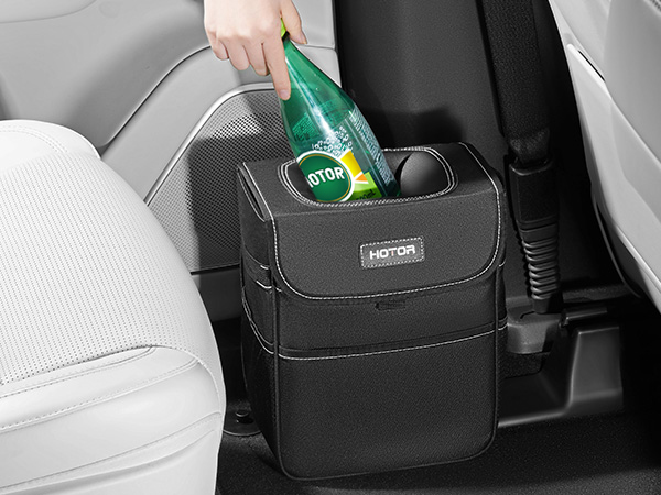 car trash can