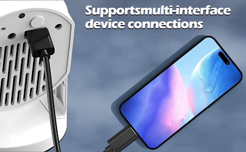 projector;mini projector;portable projector;projector with wifi and bluetooth;projector for bedroom