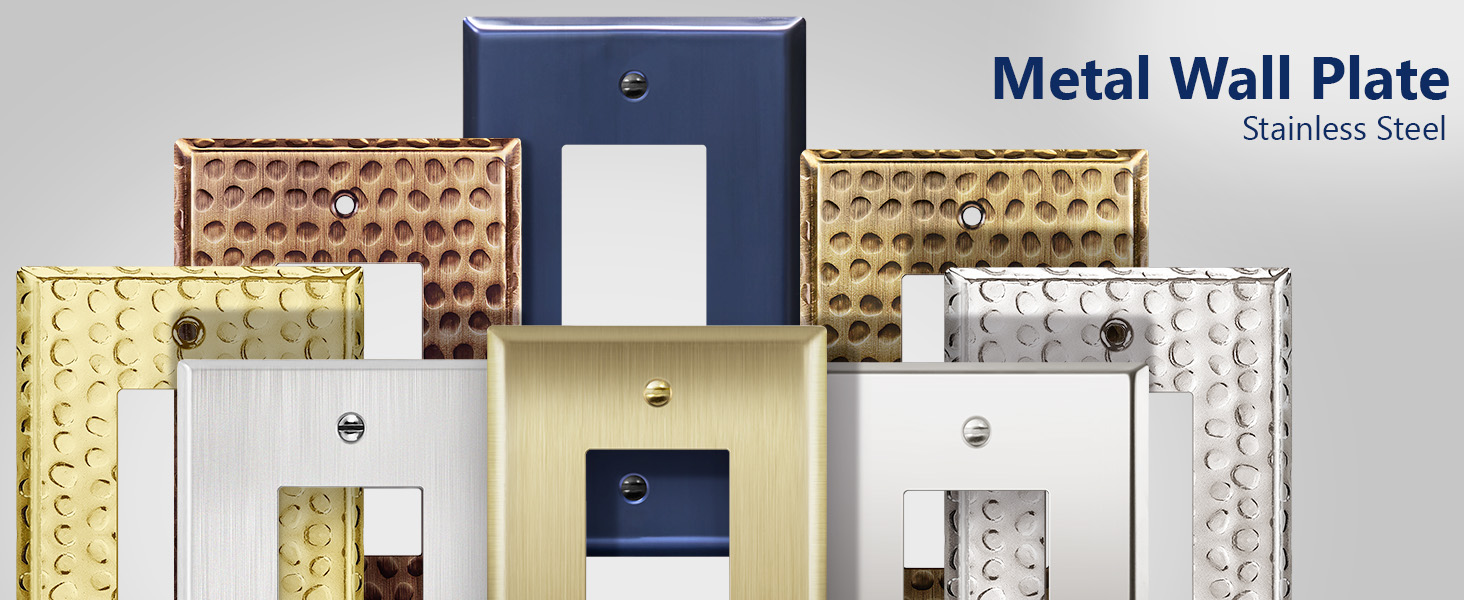 Metal Wall Plate Premiun A+ 01-PC