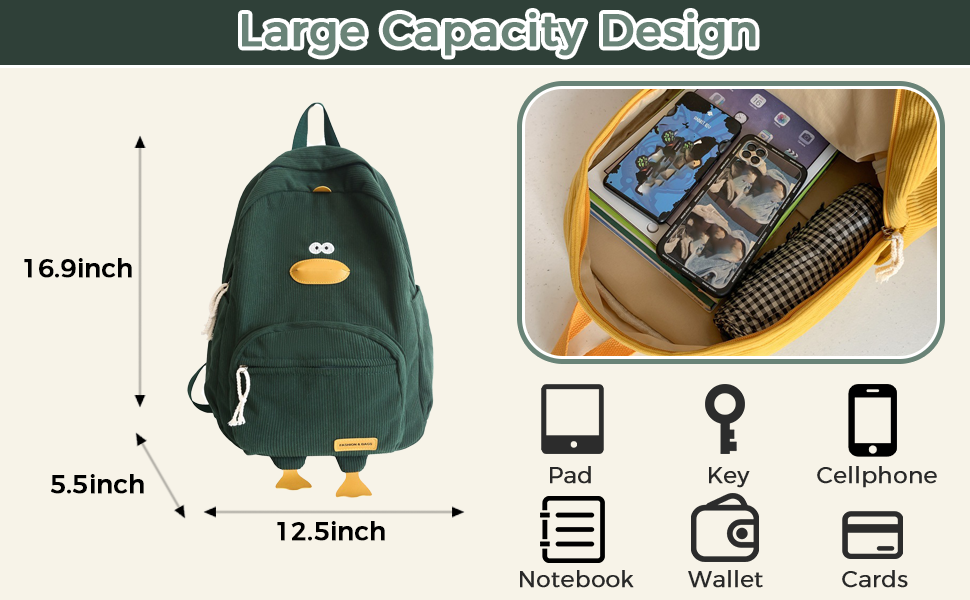 Kawaii Aesthetic Bookbag