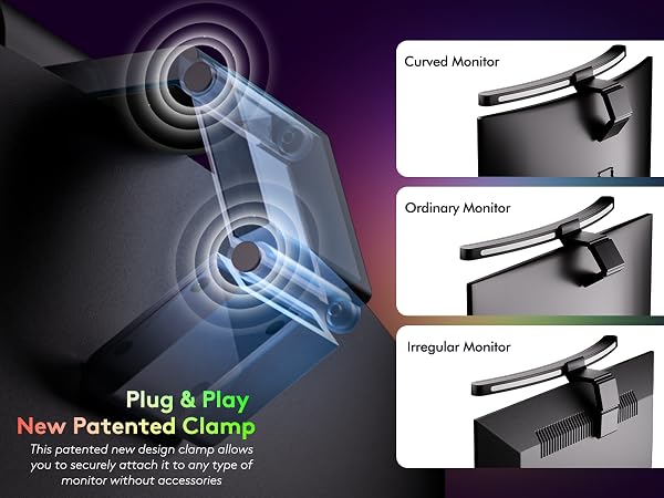 Secure Fit for Curved, Flat &amp;amp; Webcam Setup