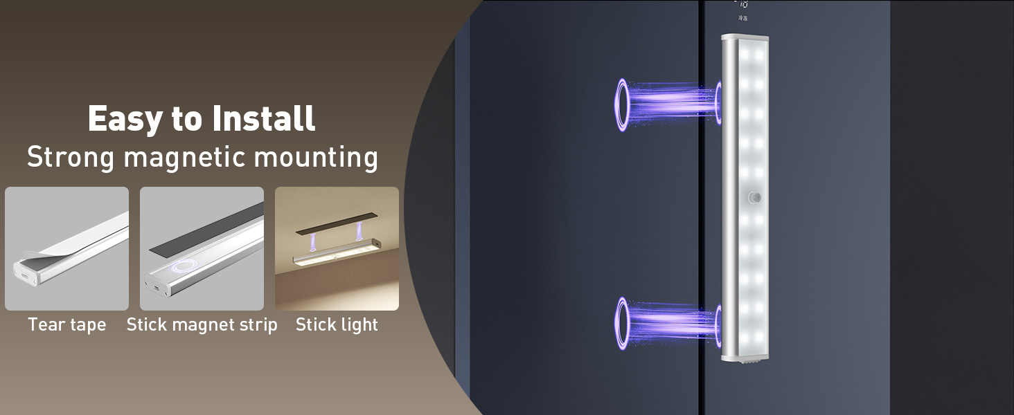 48-LED Rechargeable Closet Lights