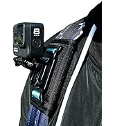 SUREWO Backpack Shoulder Strap Mount with Adjustable Shoulder Pad and 360° Rotating Base Mount Co...