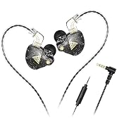 Yeabomy Wired Gaming Earbuds, QKZ AK6 PRO in Ear Monitors, Deep Bass Sound Wired Earbuds, HiFi in...