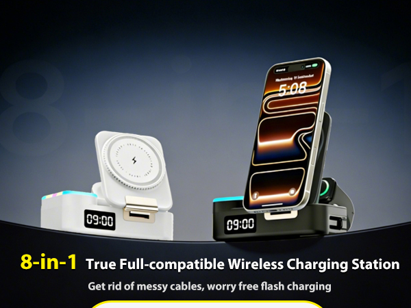 7 in 1 wireless charging station