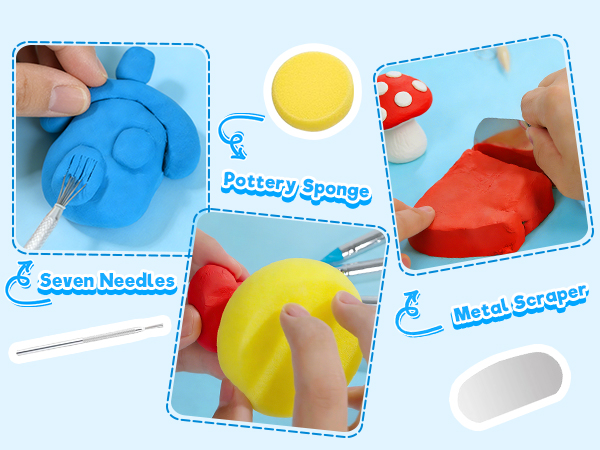 clay sculpting tools set