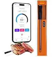 Riida Smart Bluetooth Wireless Meat Thermometer, 500ft Bluetooth Digital Food Thermometer for Coo...
