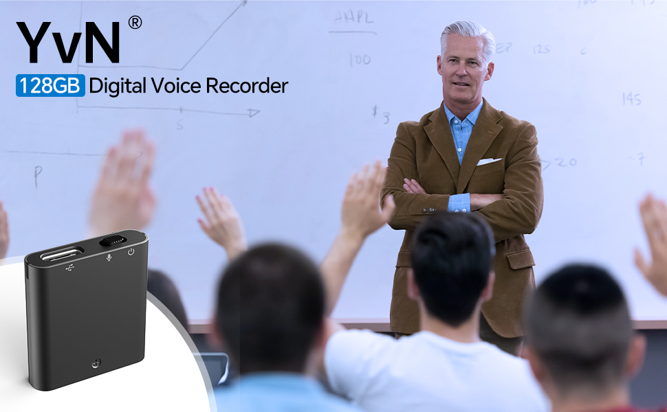 128GB Digital Voice Recorder