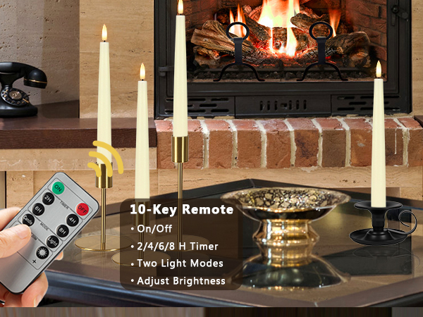 flameless candles with remote