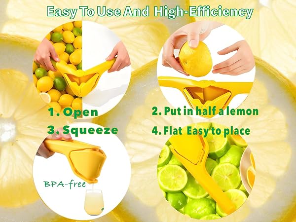 juicer squeezer lemon press fold flat citrus orange lime squeeze fluicer manual fruit juice