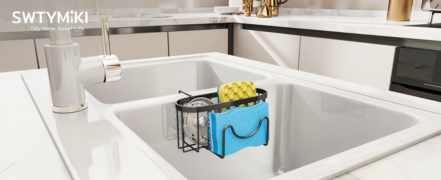 Sponge Holder for Kitchen Sink Kitchen Sink Caddy Hanging Sponge Caddy Organizer
