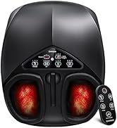 KNQZE Shiatsu Foot Massager with Heat and Remote, 2026 Upgraded Lift-Arch Design, 3D Deep Kneadin...