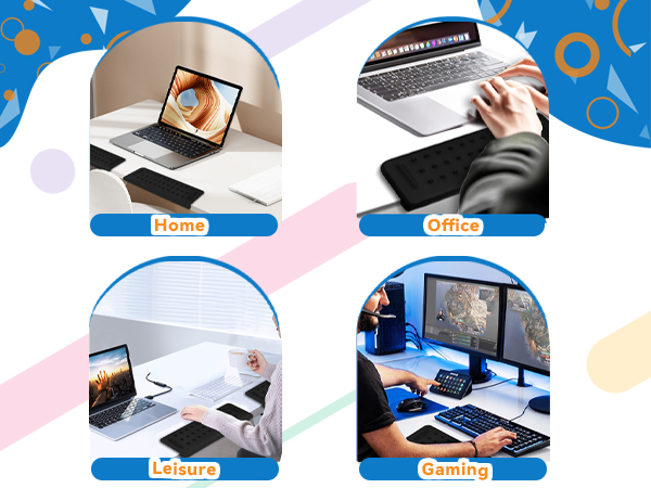 keyboard pad with wrist support