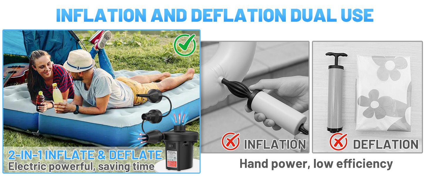 2-in-1 air pump