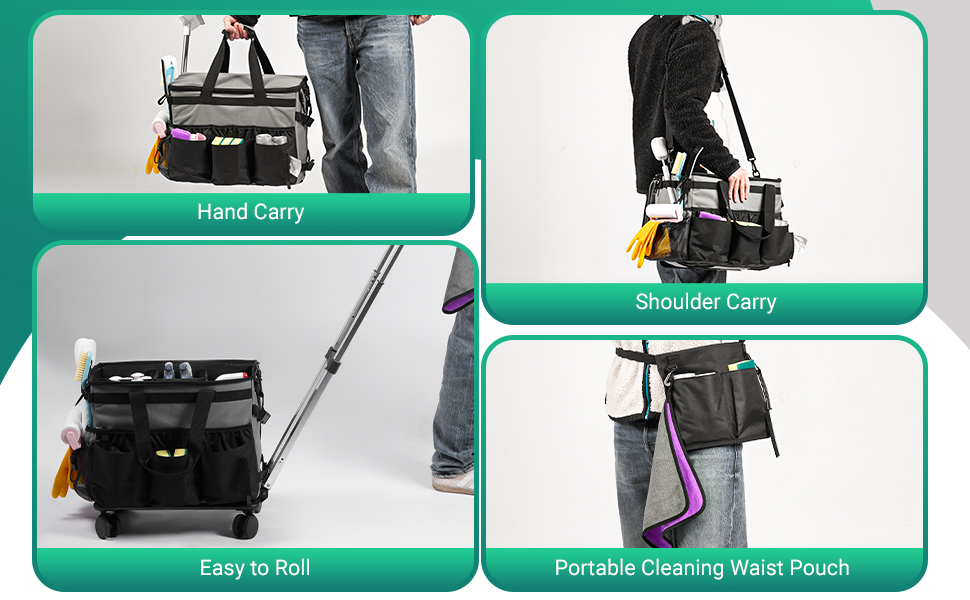 Multiple Ways to Carry or Roll Around