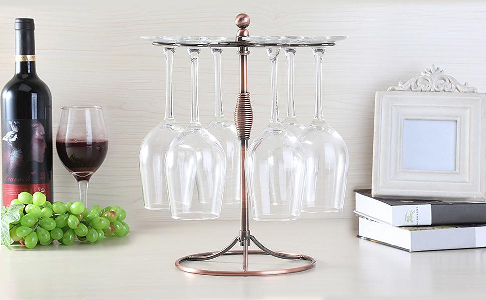 Bronze Wine Glass Rack