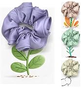 Estleys 4 Pack Blank Greeting Cards Blank Card with Scrunchie 8.3 x 5.5in Anniversary Card with H...