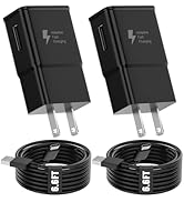 Type C Charger Fast Charging for Android Charger,Phone USB-C Charger Block with 6.6 FT C Cable Fa...