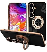EYZUTAK Case for Samsung Galaxy S26, Phone Case with 360° Rotatable Finger Ring Holder Kickstand ...