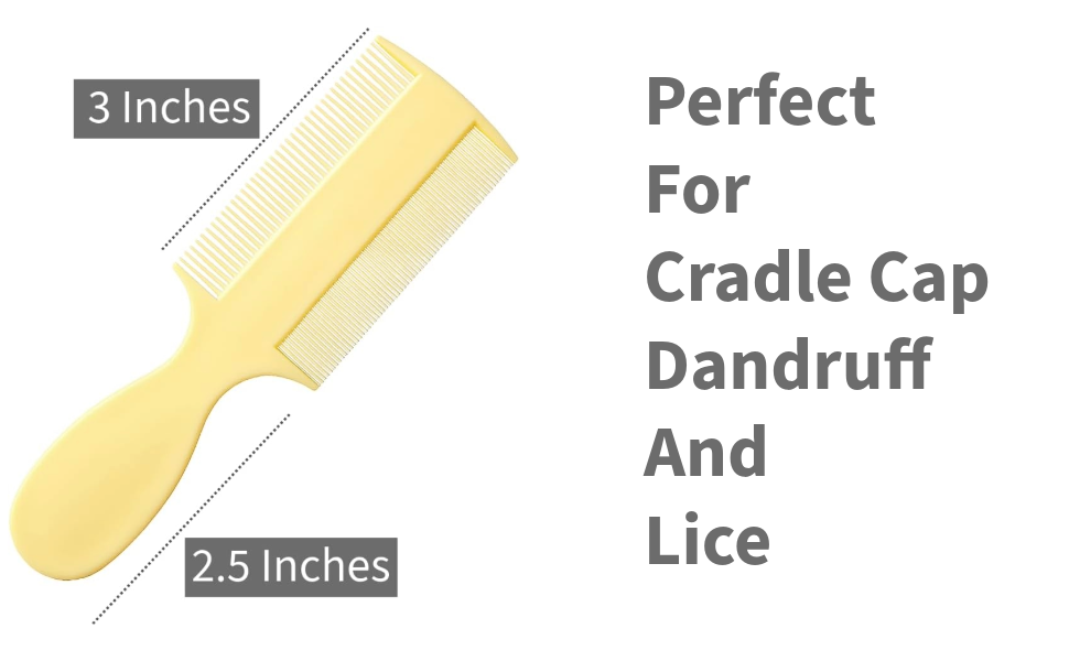 Product dimensions visual: 5.5? comb with 3? tooth section and 2.5? handle, clearly annotated