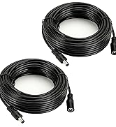 Tnuocke 2PCS 33FT(10m) 12V DC Extension Cable