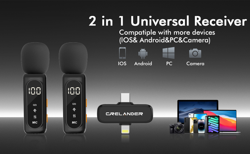 Mini Wireless Lavalier Microphone