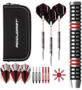Accudart STL 7.5 Tungsten Steel Tip Darts - 90% Tungsten Barrel - Unique Bi-Directional Cut Grip ...