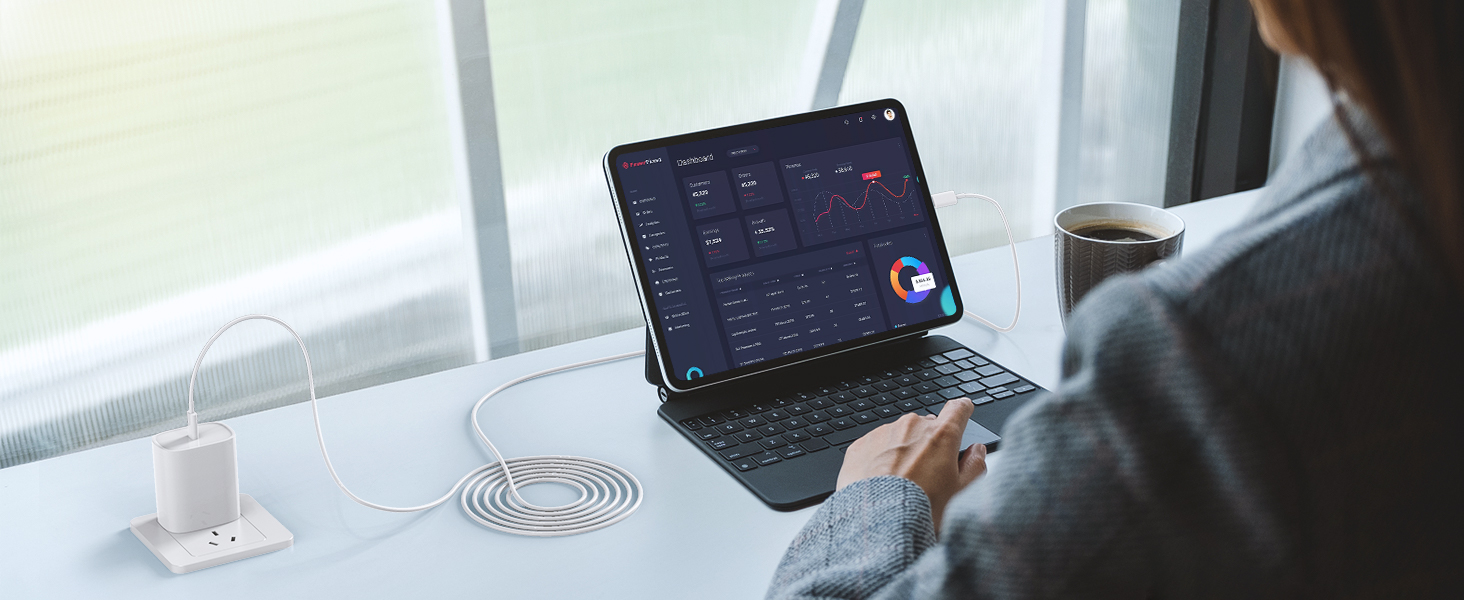 20W USB C iPhone charger fast charging block for iPhone 15 pro max 10ft cable