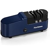 Northmas Knife Sharpener, Professional Electric Knife Sharpener for Home Use, 2 Stages for Quick ...