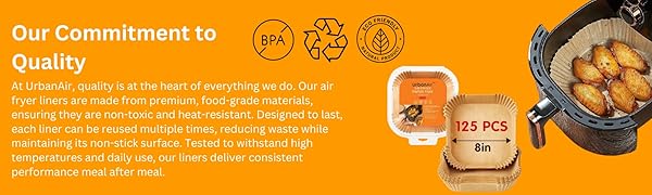 UrbanAir Air Fryer Liners Quality