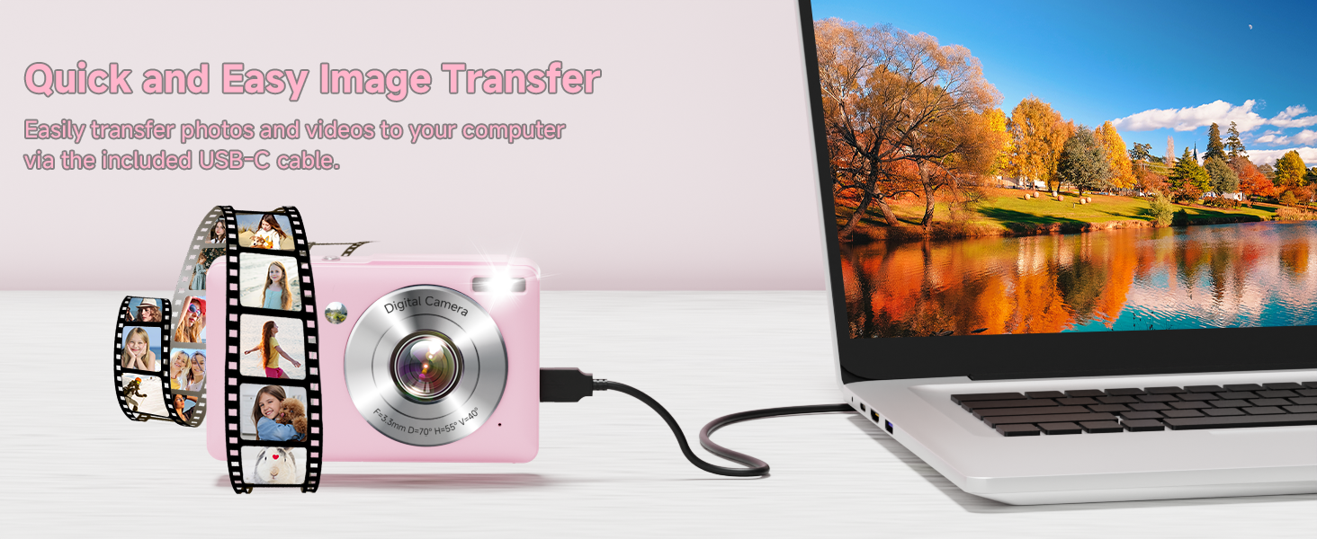 digital camera easy transfer to phone computer