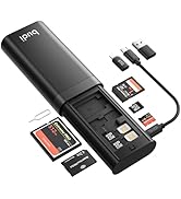 BUDI Multifunctional SD Card Reader, SD/TF/Micro SD/CF/MS/M2 7-in-1 5Gbps High-Speed Memory Card ...
