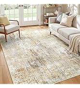 RELEANY Washable Area Rugs 5'x7' Non-Slip Modern Abstract Soft for Living Room Entryway Bedroom N...