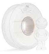 AMOLEN 3D Printer Filament PLA, 1.75mm PLA Filament Paper White PLA, 1KG/2.2lb, Dimensional Accur...