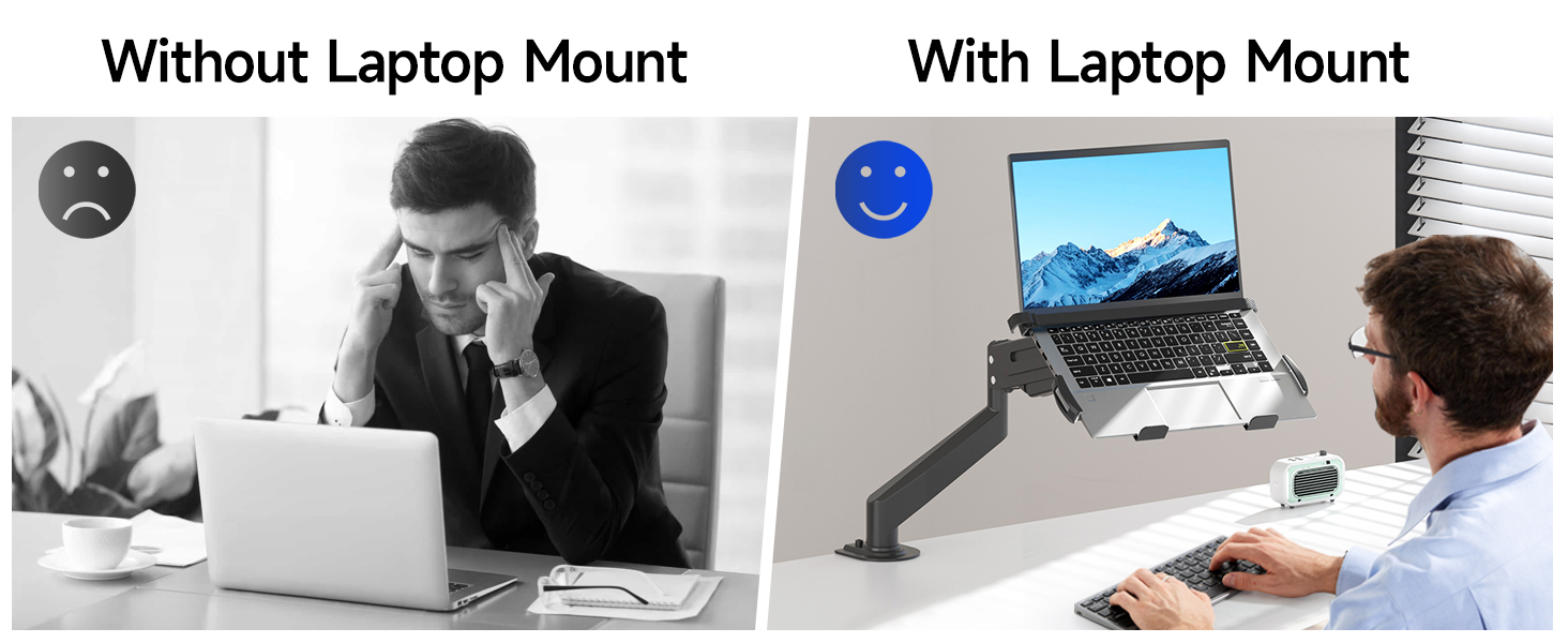 laptop arm monitor stand