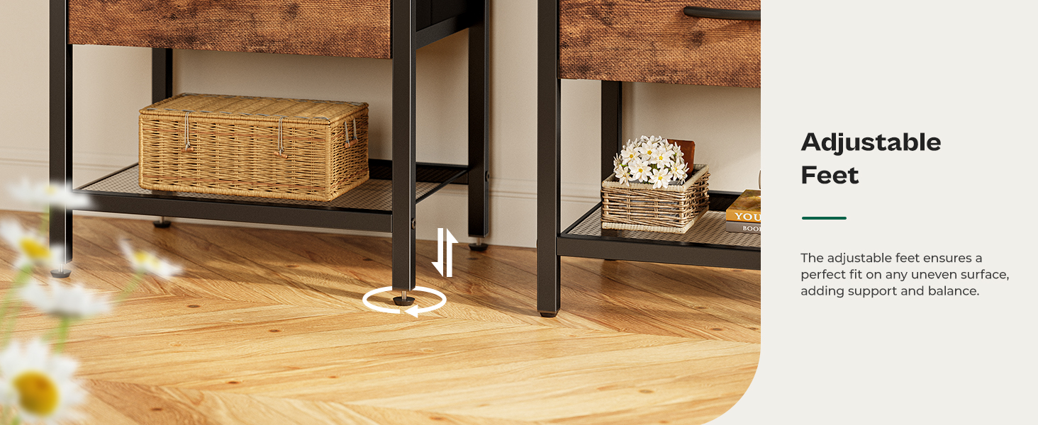 bedroom bed side table