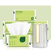 Disposable Face Towels 600 Count, Biodegradable Ultra Soft &amp; Thick Facial Towels for Sensitive Sk...