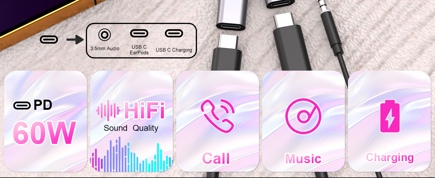 headphone jack to usb c