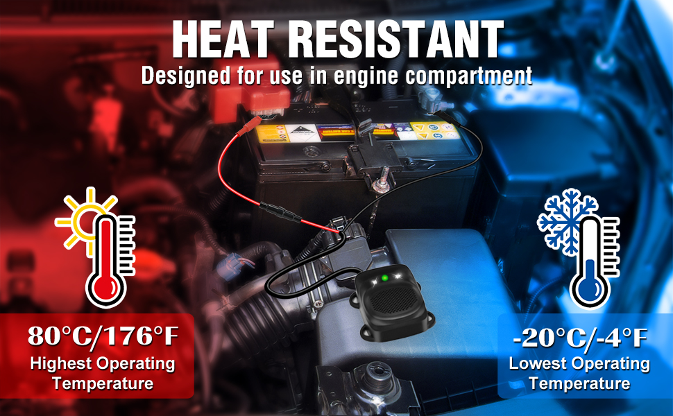 loraffe zn-508 under hood rodent repellent for car engines heat resistant