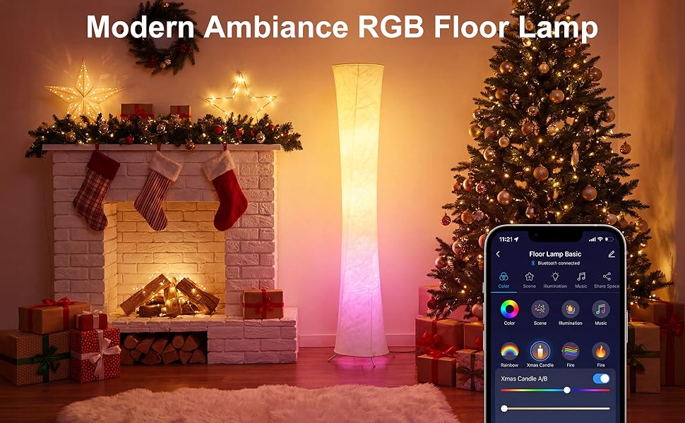 smart rgb floor lamp