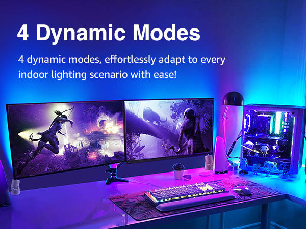 URTOM RGBW Uplighting Indoor-4 Dynamic Modes