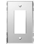 LIDER Reflective Acrylic Decorator Wall Plate, Mirrored Light Switch Plate, Plexiglass Outlet Cov...
