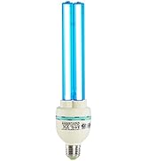 36 Watts UVC Light Bulb, UV Lamp for Basement/Storehouse/Car, E26 110V CTUV-36 (Ozone Free)