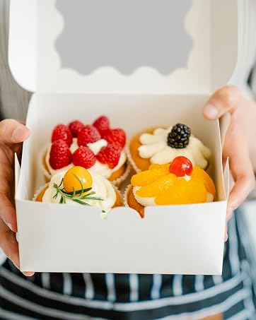 White Cookie Boxes