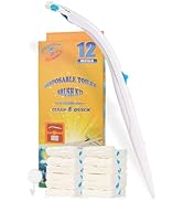 Effacera Disposable Toilet Bowl Brush Holder Bulk Cleaning System, Toilet Wand Refills Fresh for ...